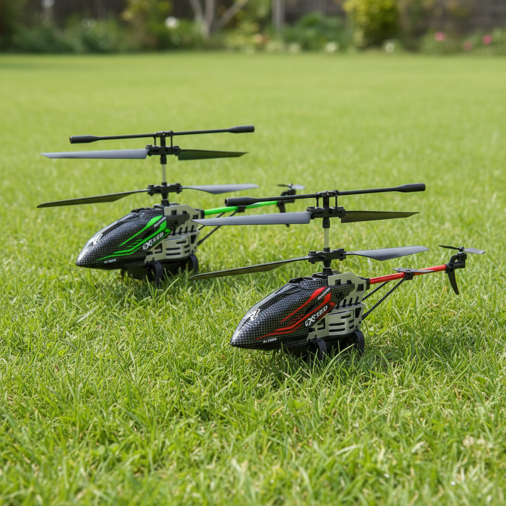 Alloy ABS 7 LED Colors RC Heli - Rc Helicopter Large 评论和价格