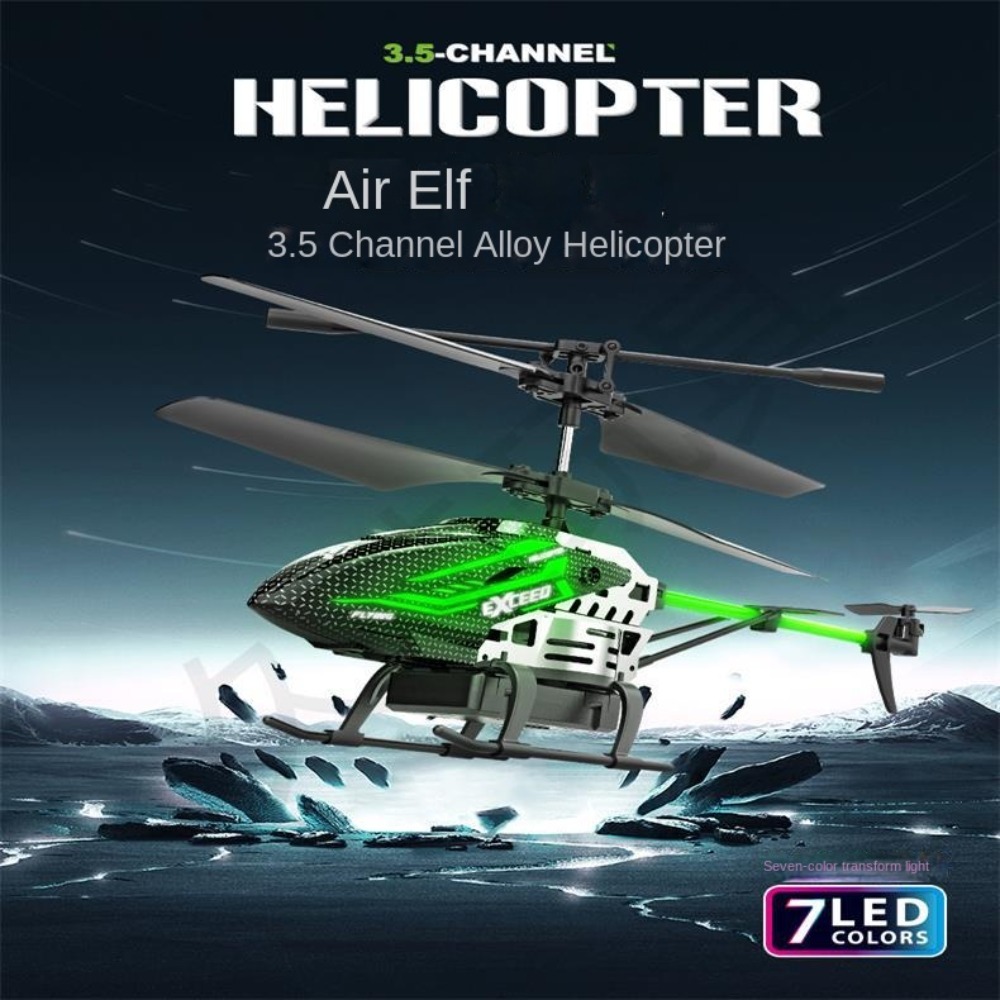 Alloy ABS 7 LED Colors RC Heli - Rc Helicopter Large 评论和价格