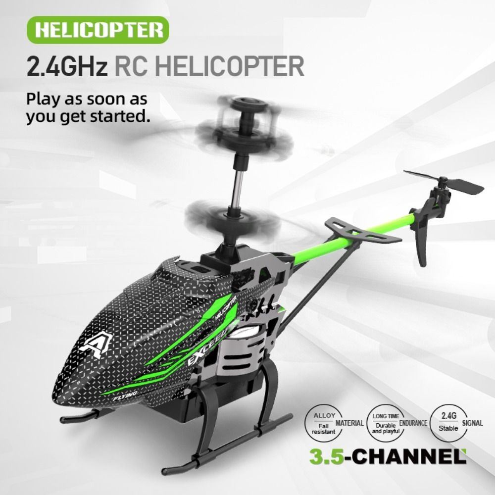 Alloy ABS 7 LED Colors RC Heli - Rc Helicopter Large 评论和价格