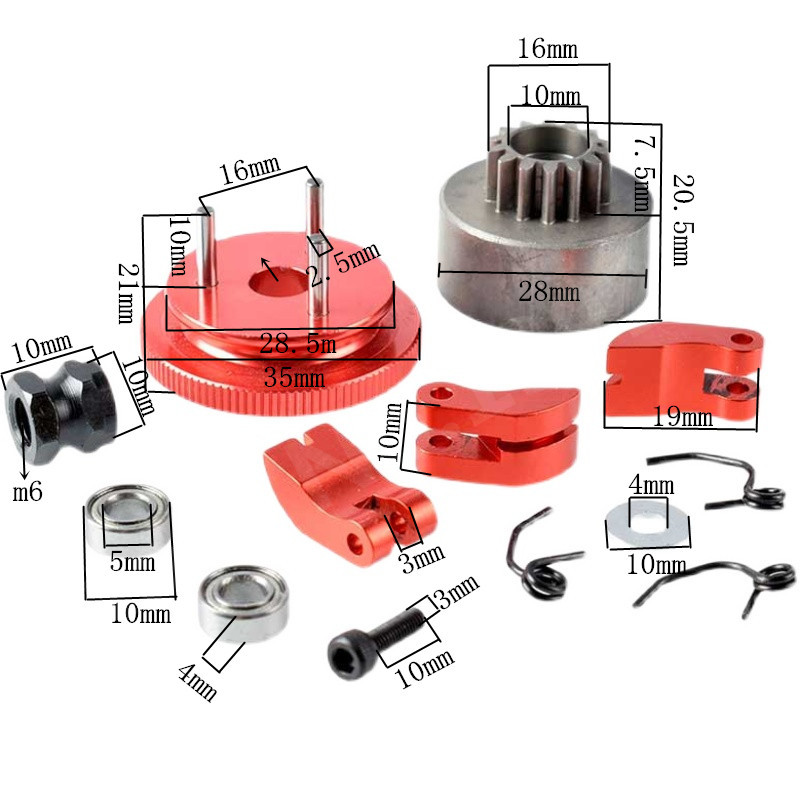Bell Gear Flywheel+14T Clutch  - Rc Helicopter Nitro 评论和价格