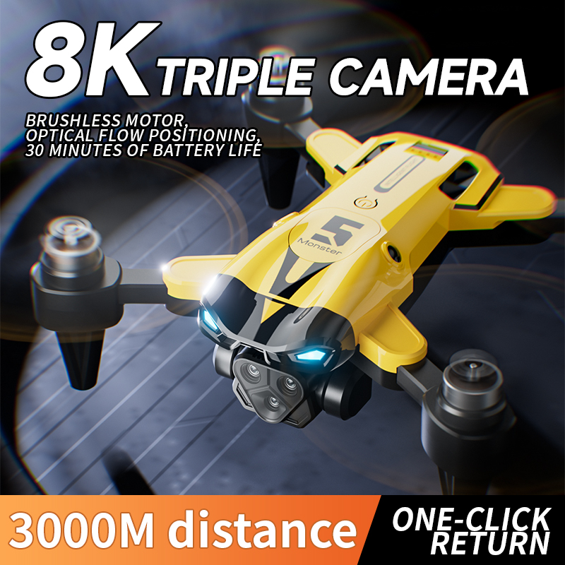 Brushless RC Drone 8K Triple C - Rc Helicopter Case 评论和价格