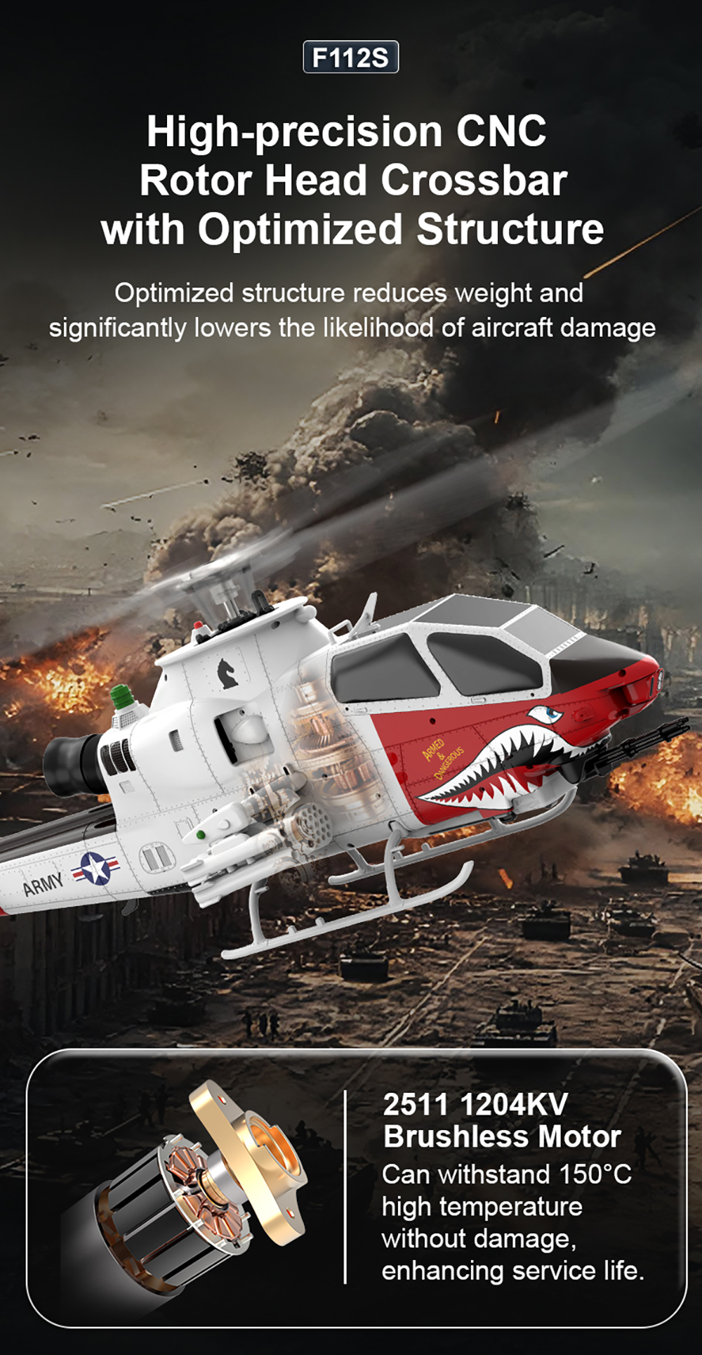 YUXIANG RC Helicopter F112S 9C - Rc Helicopter Gyro 评论和价格