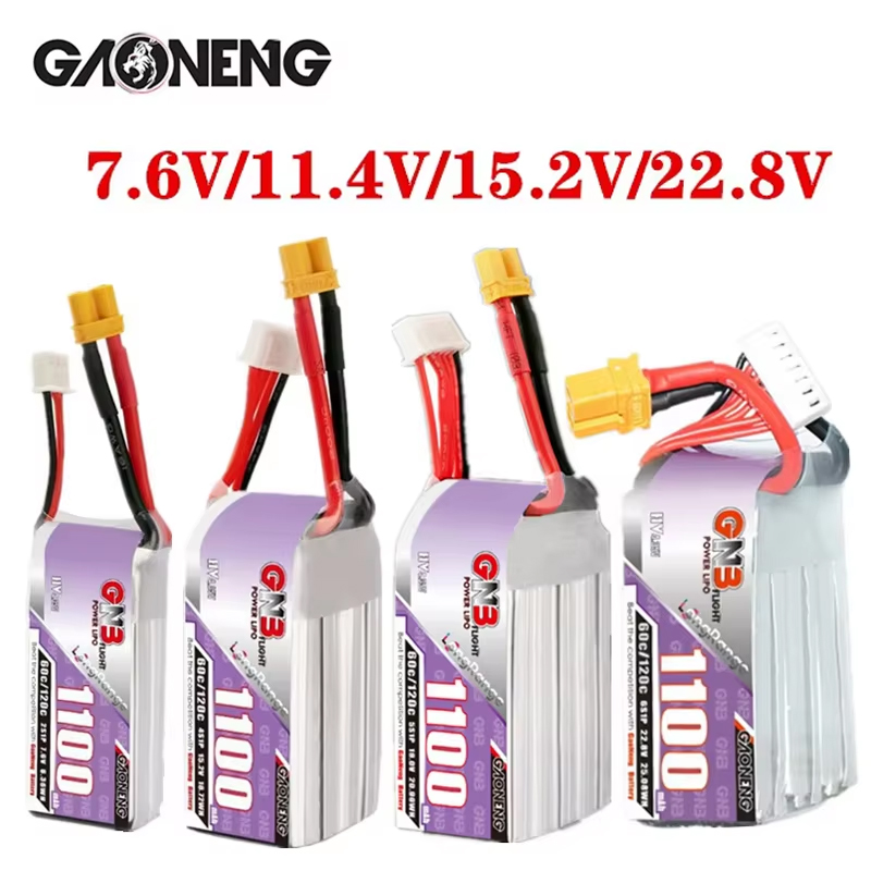 GNB 1100mAh 2S 3S 4S 6S 60C/12 - Rc Helicopter Parts 评论和价格