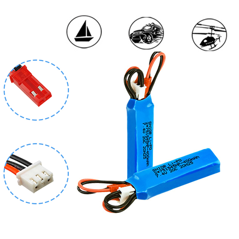 RC Car Battery 7.4V 400mah Lip - Rc Helicopter Parts 评论和价格