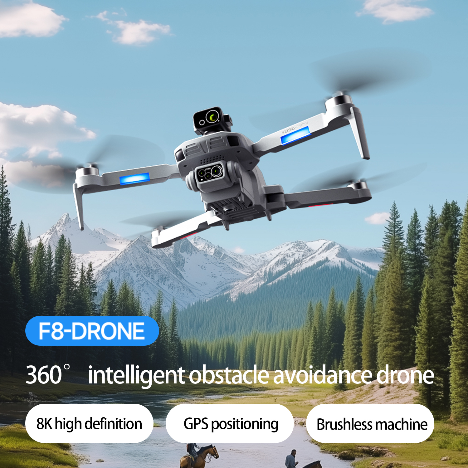 F8 MAX GPS Drone Professional  - Rc Helicopter Electric 评论和价格