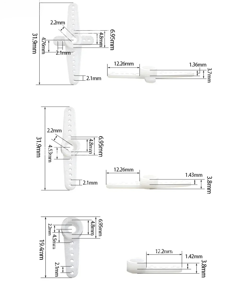 4PCS 9g SG92R Micro Servo Plas - Rc Helicopter Motor 评论和价格