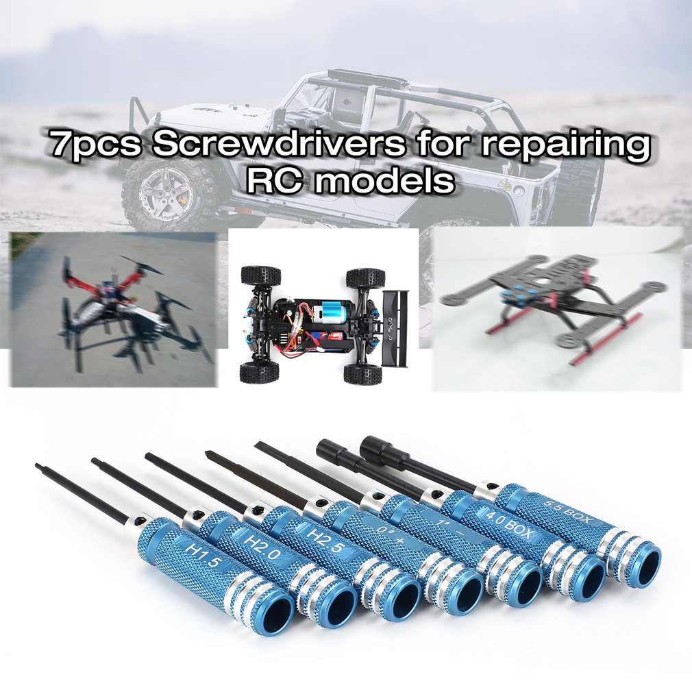 YSIDO 7Pcs 1.5 2.0 2.5mm Hex S - Rc Helicopter Tool Kit 评论和价格