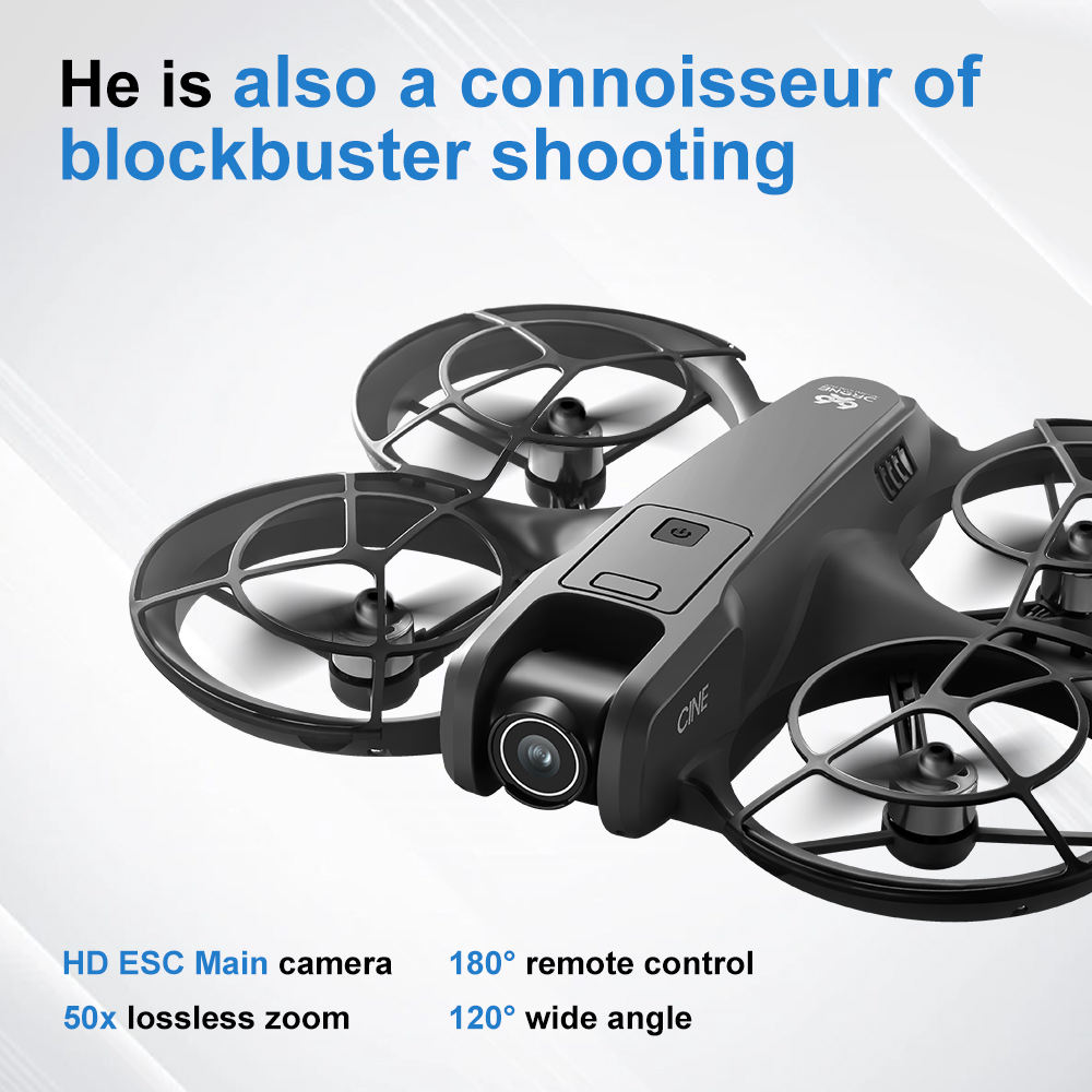 V666 Foldable Mini Drone 4K Du - Rc Helicopter Case 评论和价格