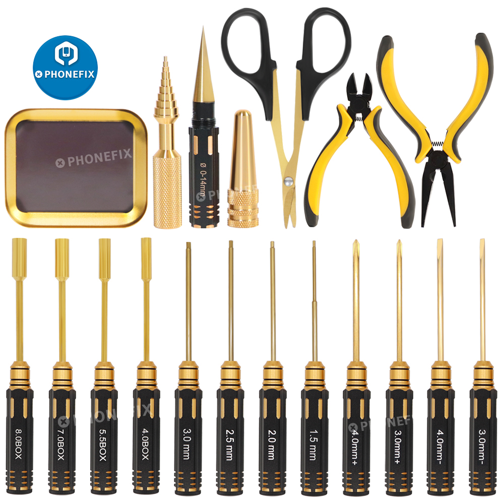 19 in 1 Professional RC Tools  - Rc Helicopter Tool Kit 评论和价格